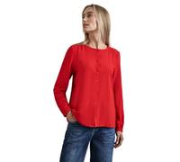 Street One A345113 Chemisier structuré avec Broderie, Rouge Automne, 44 Femmes