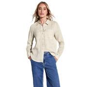 Street One A345386 Chemisier en Lin, Moonstone Sand, 40 Femmes