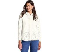 Street One A345390 Chemisier avec Broderie perforée, Blanc cassé, 48 Femmes