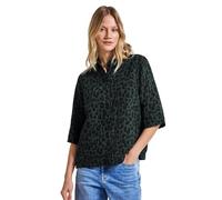 Street One A345610 Chemisier à Motifs, Vert Moyen, 44 Femmes