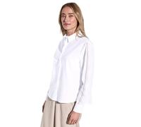 Street One A345633 Chemise avec détails en Papier Peint, Blanc, 40 Femmes