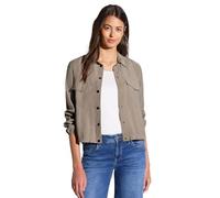 Street One A345636 Chemisier avec Poches de Poitrine, Marron Pierre, 42 Femmes