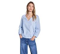 STREET ONE A345640 Chemisier rayé, Bleu fumé, 44 Femmes