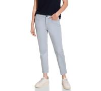 Street One A377207 Pantalon en Satin 7/8, Bleu Foncé, 34W x 26L Femme