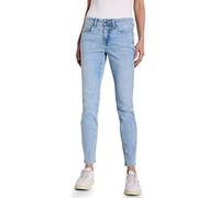 Street One A378550 Jean Coupe ajustée, Bleu Clair délavé Doux, 27W / 28L Femmes