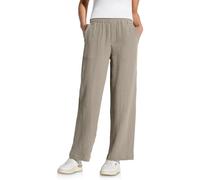 Street One A378684 Pantalon en Mousseline à Jambes Larges, Cool Ivoire, 42W / 30L Femmes
