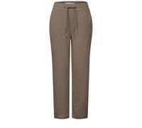 Street One A378974 Pantalon en Mousseline à Jambes Larges, Mute Mocha, 40W / 26L Femmes