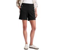 Street One Bermuda pour Femme avec Boutons, Noir, 40