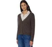 Street One Cardigan Douillet à col en V Rustic Brown Mel. 46