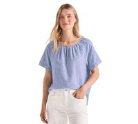 Street One Chambray - Chemisier à col Rond et Coupe Originale Blue 38