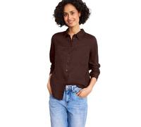 Street One Chemise en Lin - Marron Expresso - Taille 36