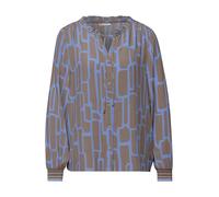 Street One Tunique à Motifs pour Femme avec Bande adhésive, Bleu givré, 40