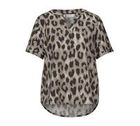 STREET ONE Chemisier écru / beige foncé / noir, Taille L