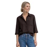 Street One Chemisier en Lin avec Poche Poitrine Espresso Brown 34
