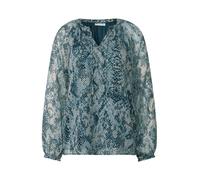 STREET ONE Chemisier mastic / bleu cyan / bleu clair, Taille XXXL