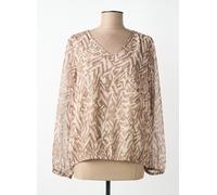 Blouse en mousseline avec fronces