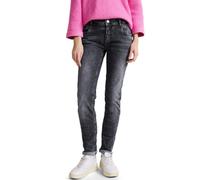STREET ONE Damen A377238 Jeanshose Casual, Authentic Grey Wash, 29W / 30L