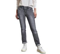 Street One Damen Style York 1-knopf 59 Jeans Im Casual Fit, Grey Wash, 25W / 32L EU