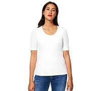 Street One Damen T-Shirt New Palmira, Weiß Neu, 34
