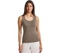 Street One Débardeur Basique pour Femme A322896 de Couleur Unie, Beige foncé Tumbled, 36