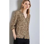 Street One Femme Blouse imprimée in Beige, in size: 44
