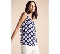 Street One Femme Blouse imprimée in Bleu, in size: 34
