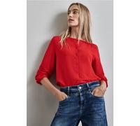 Street One A345113 Chemisier structuré avec Broderie, Rouge Automne, 44 Femmes