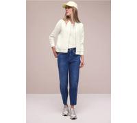 Street One Femme Blouson avec fermeture éclair et structure in Blanc, in size: 46