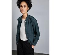 Street One Femme Blouson en satin in Vert, in size: 46