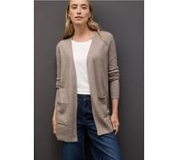Street One 2515457 Cardigan Ouvert, Grès Mocha Mel, 48 Femme