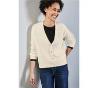 Street One Femme Cardigan structuré in Beige, in size: 46
