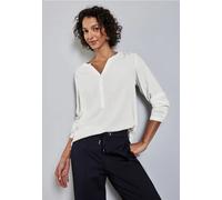 Street One Femme Chemisier de couleur unie in Blanc, in size: 42