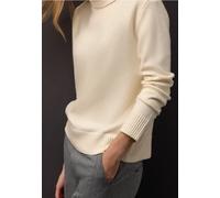 Street One Femme Doux pull à col roulé in Beige, in size: 36