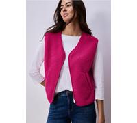 Street One Femme Gilet avec fermeture éclair in Pink, in size: 34