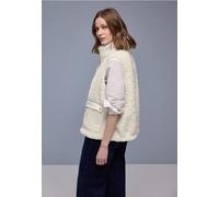 Street One Femme Gilet avec poches patch in Blanc, in size: 44