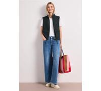 Street One Femme Gilet zippé avec cordon de serrage in Vert, in size: 34