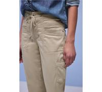 Street One Femme Joggpants cargo in Beige, in size: 36