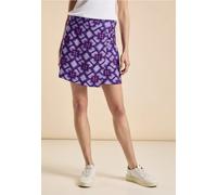 Street One Femme Jupe-culotte imprimée in Multicolore|Violet, in size: 34