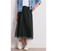 Street One Jupe midi plissée en Tulle - Vert Profond - Taille 36