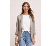 Street One Femme Long blazer ouvert in Beige, in size: 34
