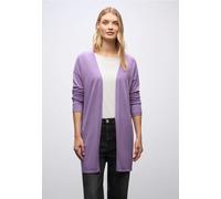 Street One Femme Long cardigan en maille fine in Violet, in size: 38