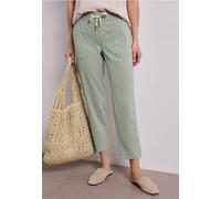 Street One Pantalon Slim Leg Melange Mint Leaf 46