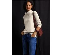 Street One Femme Pull à col montant in Beige, in size: 40