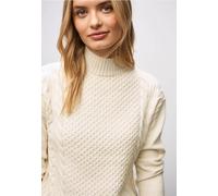 Street One Femme Pull à torsades in Beige, in size: 42