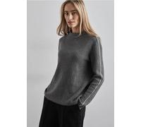 Street One Femme Pull avec détail contrasté in Gris, in size: 34