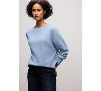 Street One Femme Pull Cosy Dolman in Bleu, in size: 46