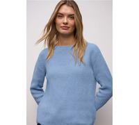 Street One Femme Pull en chenille in Bleu, in size: 42