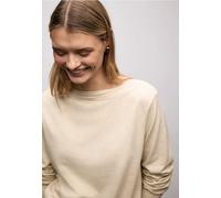 Street One Femme Pull-over basique U-Boot in Beige, in size: 46