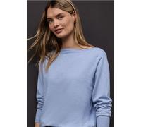 Street One Femme Pull-over basique U-Boot in Bleu, in size: 36