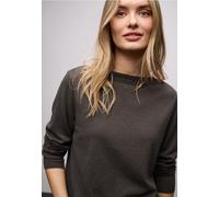 Street One Femme Pull-over basique U-Boot in Marron, in size: 34